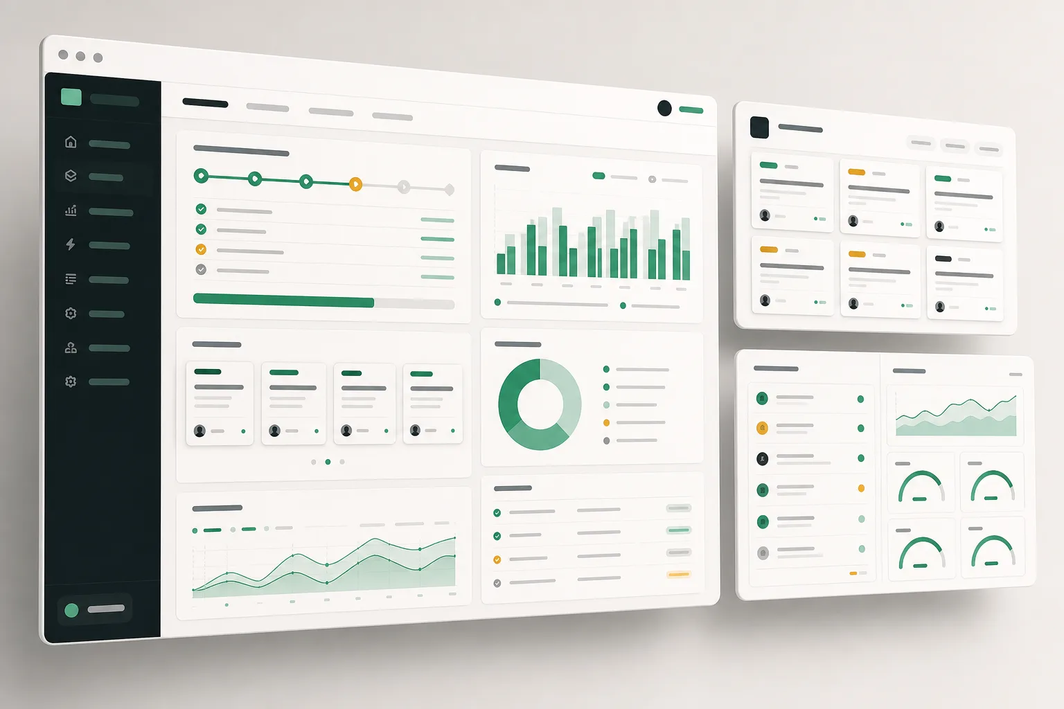 Custom ERP Web Application Development product dashboard interface