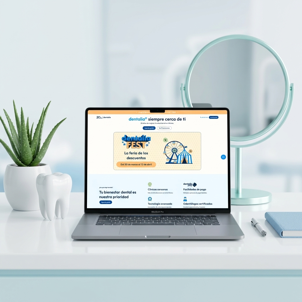 Dentalia website design
