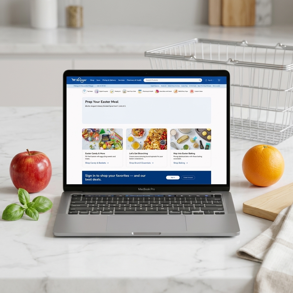 Kroger website design
