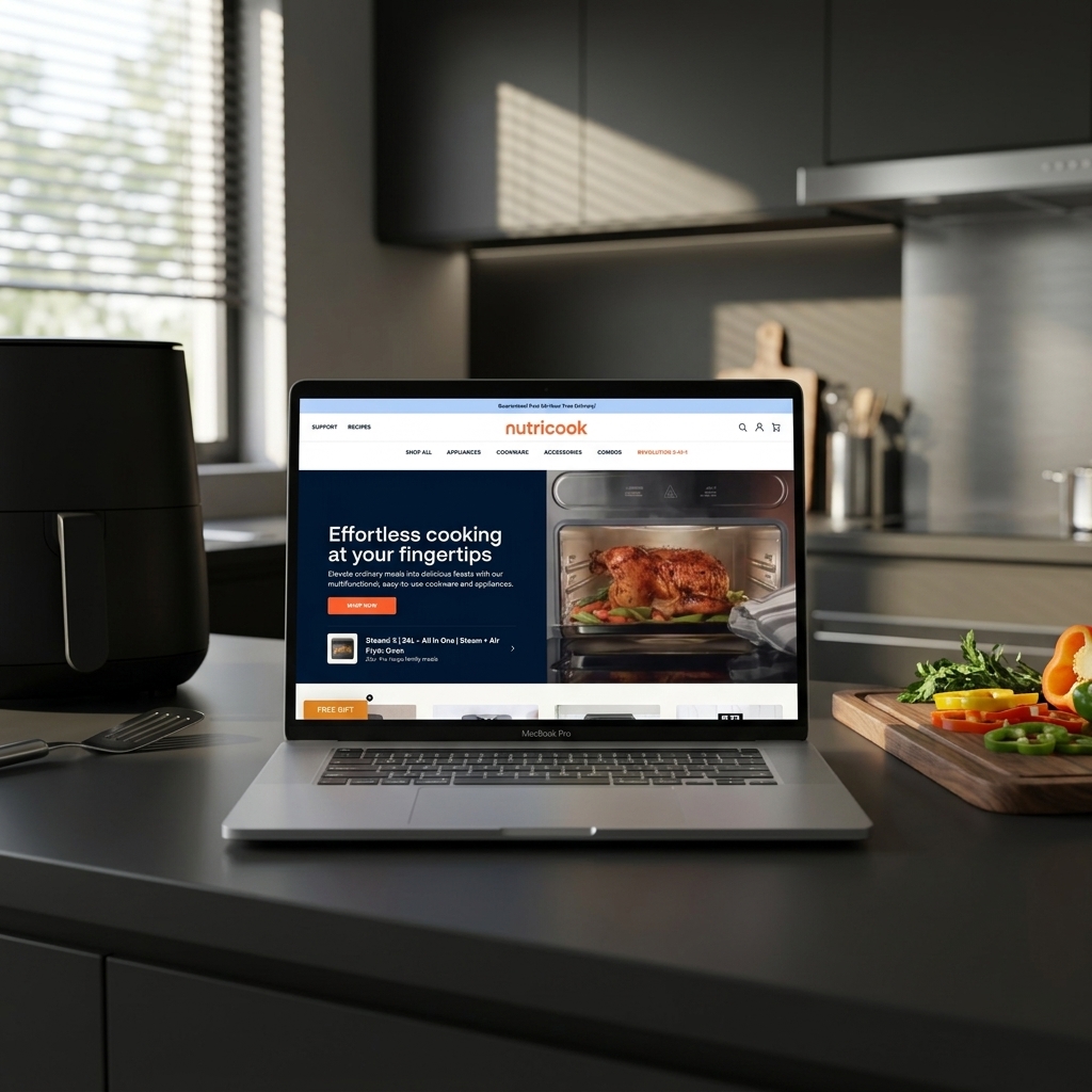 Nutricook World website design