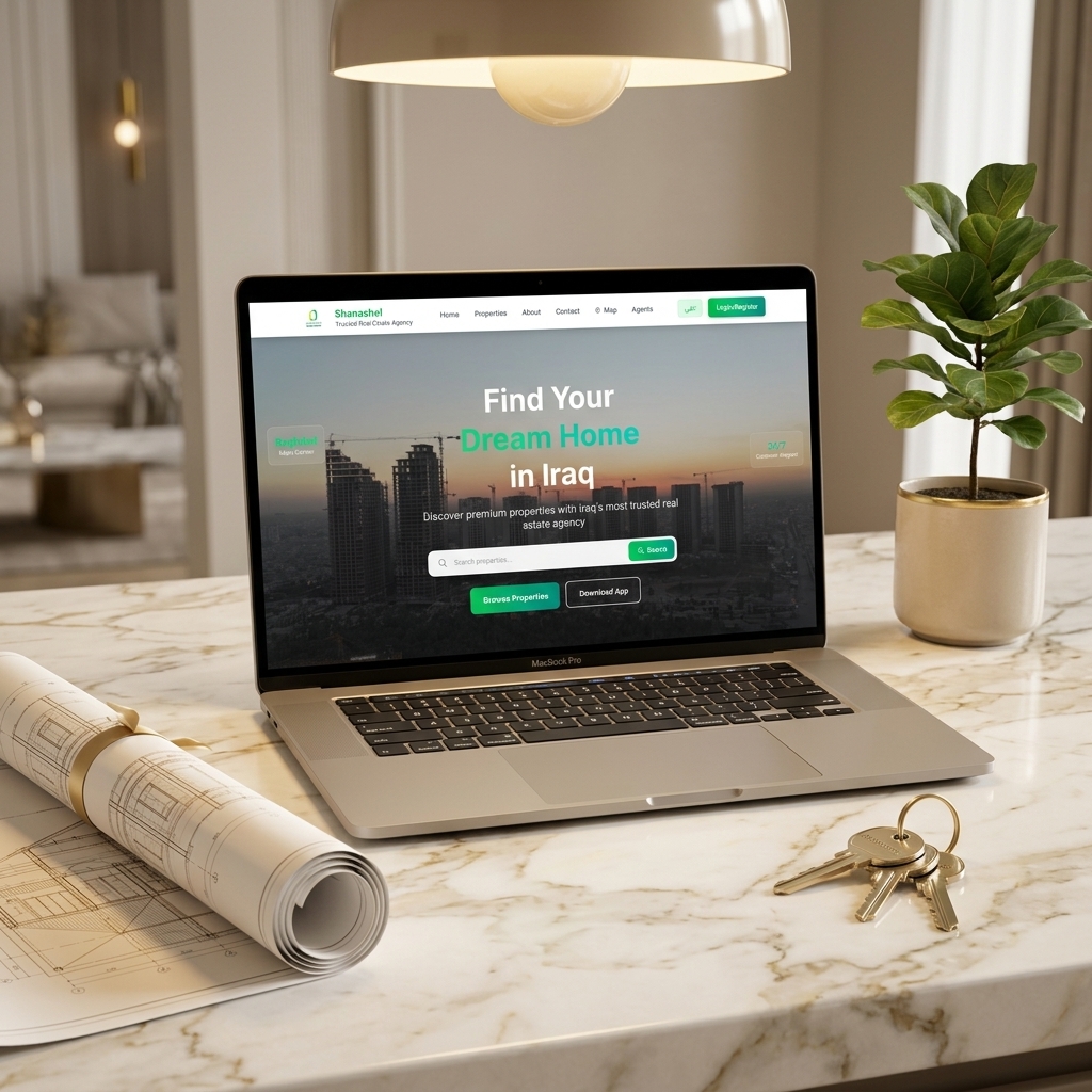 Shanashel website design
