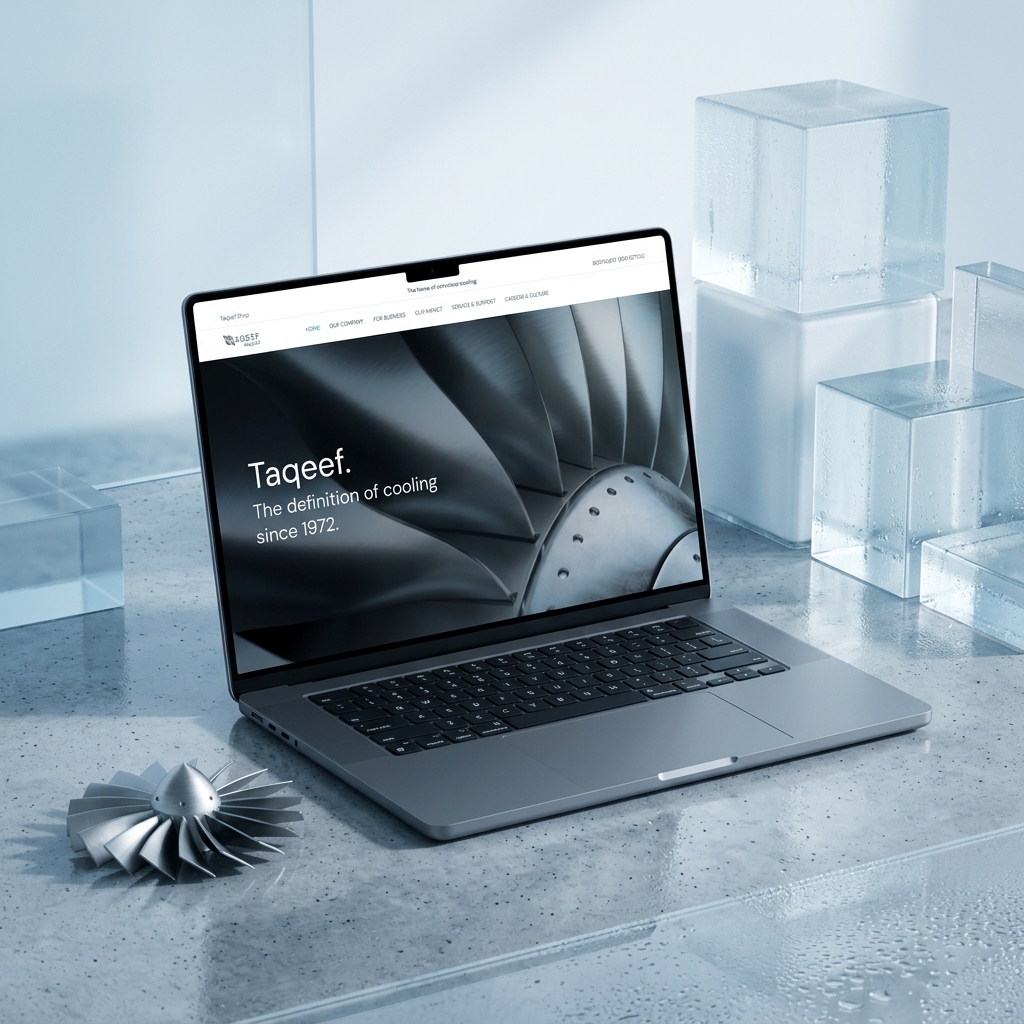 Taqeef website design